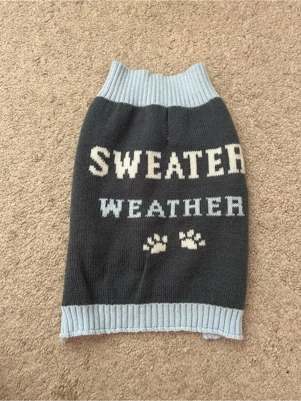 LOT of 3 Dog Sweaters and 1 Dog Jacket - Size M and L